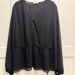 Pleione Peplum Blouse